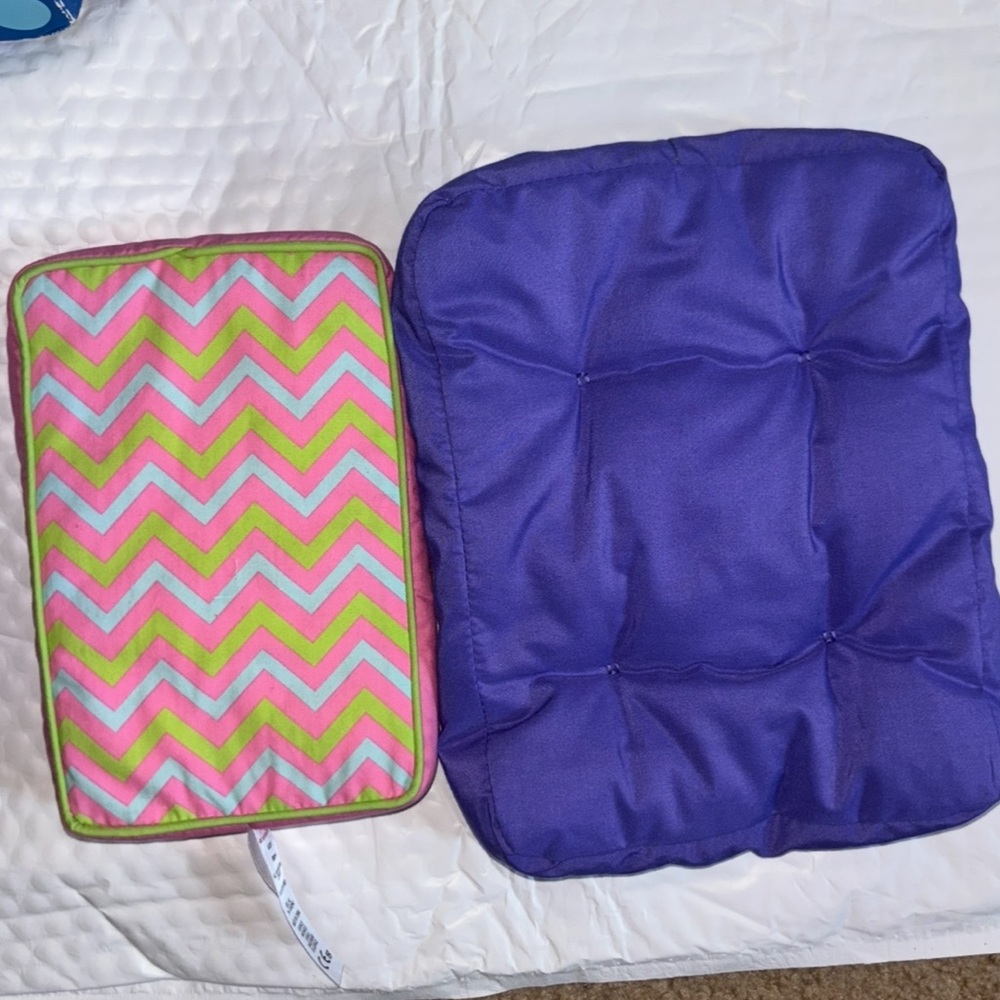 American Girl truly me Pink Pet Cushion and purple 2